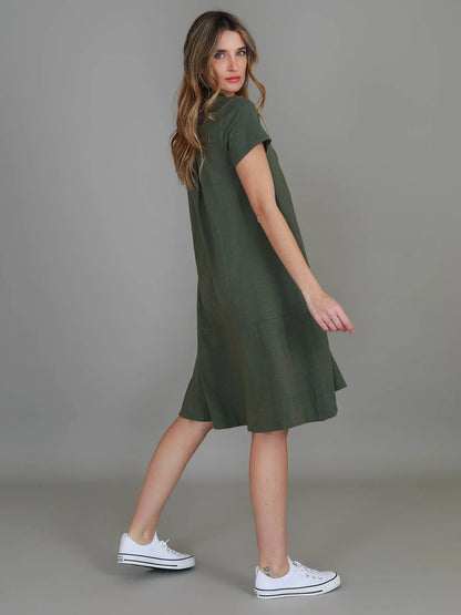 Tibby A-Line Polo Shirt Dress