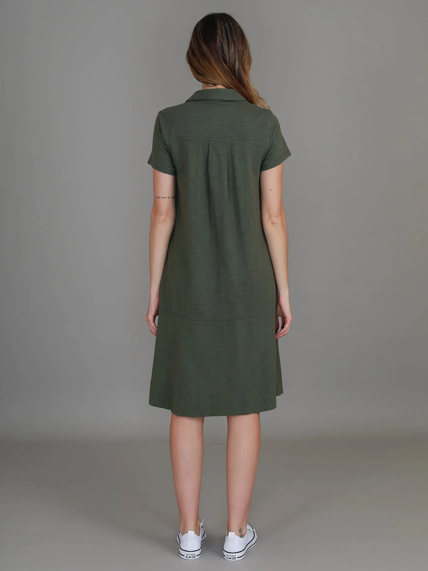 Tibby A-Line Polo Shirt Dress