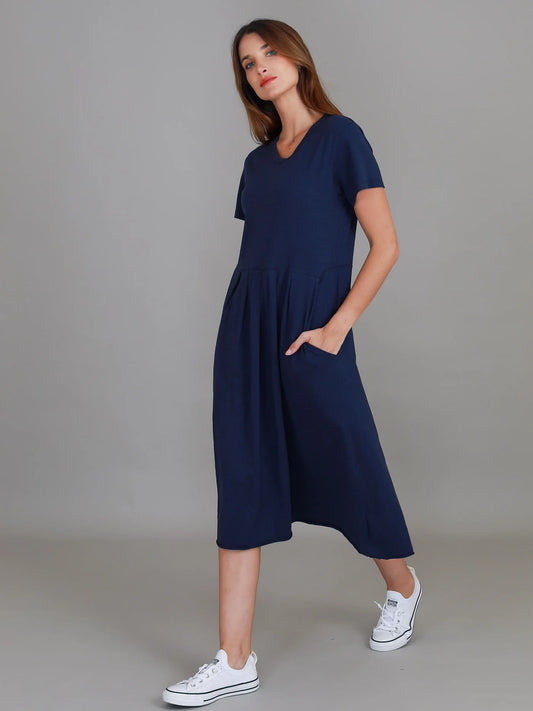 Nala Midi Dress with Pockets