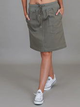 Pisces Drawstring Chino Skirt