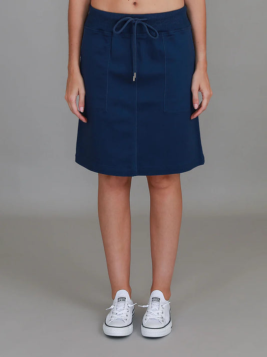 Pisces Drawstring Chino Skirt (Plus Size)
