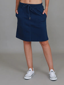 Pisces Drawstring Chino Skirt