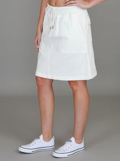 Pisces Drawstring Chino Skirt