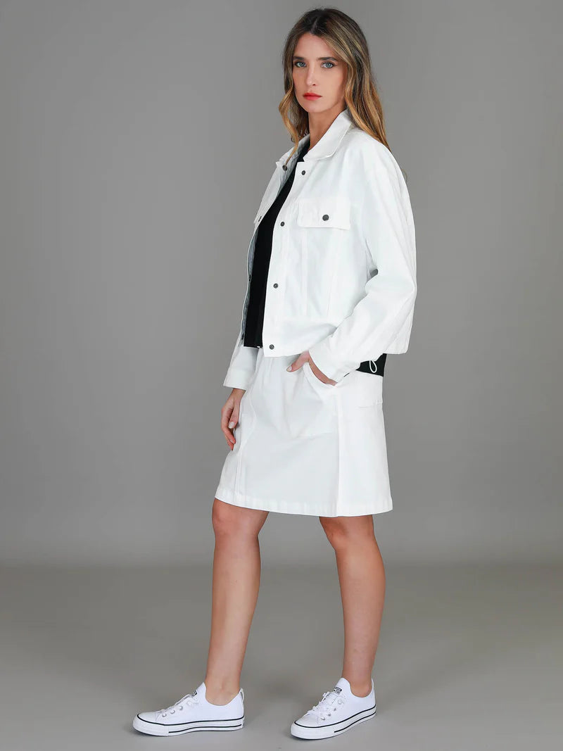 Pisces Drawstring Chino Skirt