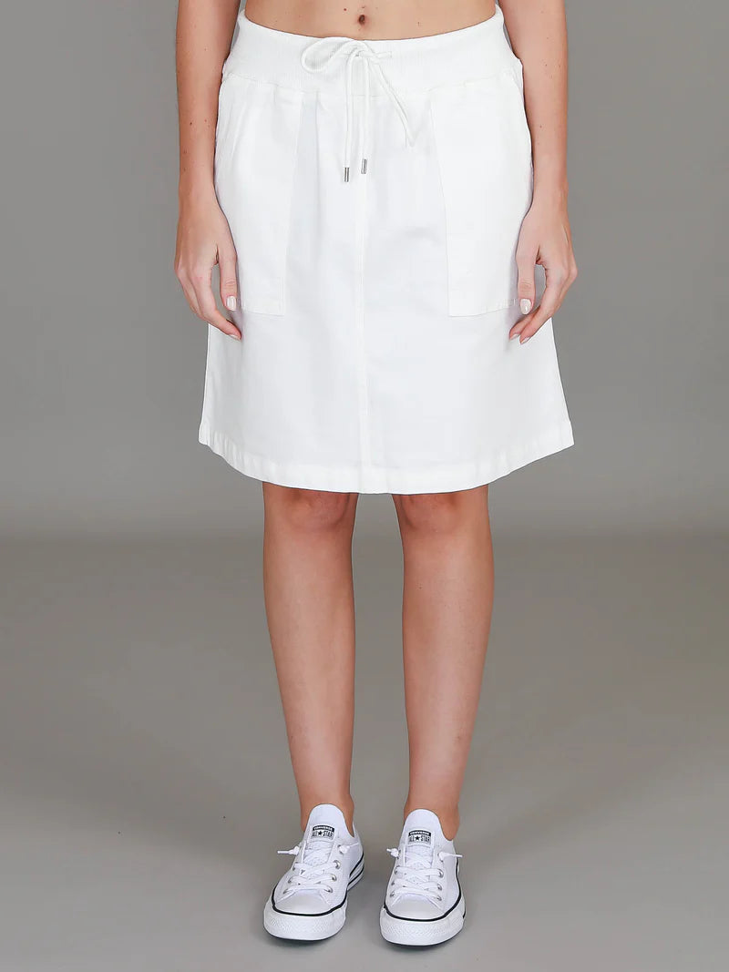 Pisces Drawstring Chino Skirt