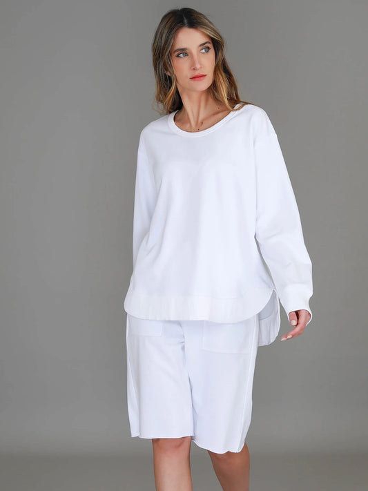 Charlotte Curve Hem Sweater