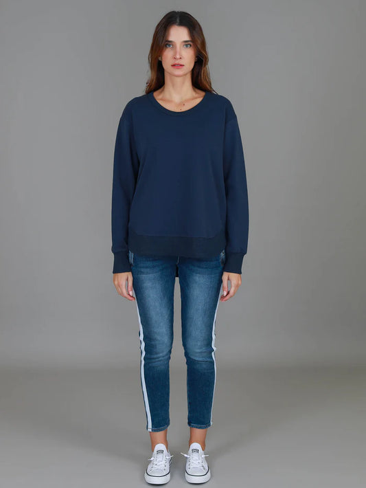 Charlotte Curve Hem Sweater (Plus Size)