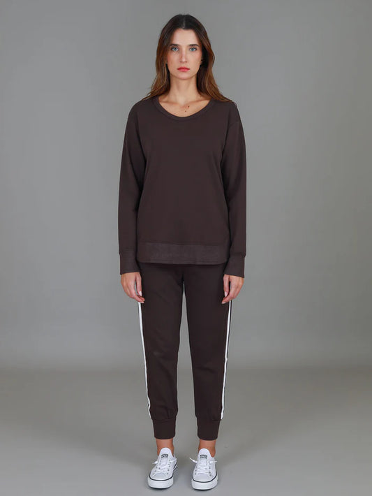 Charlotte Curve Hem Sweater (Plus Size)