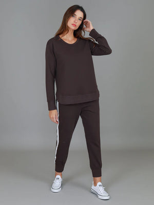 Charlotte Curve Hem Sweater