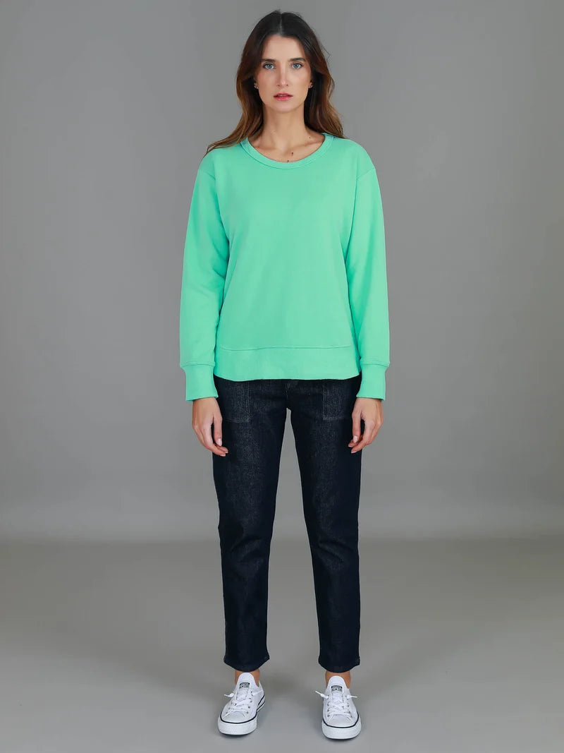 Charlotte Curve Hem Sweater