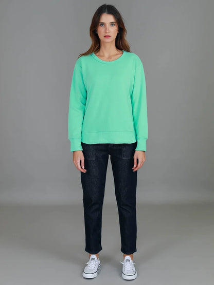 Charlotte Curve Hem Sweater