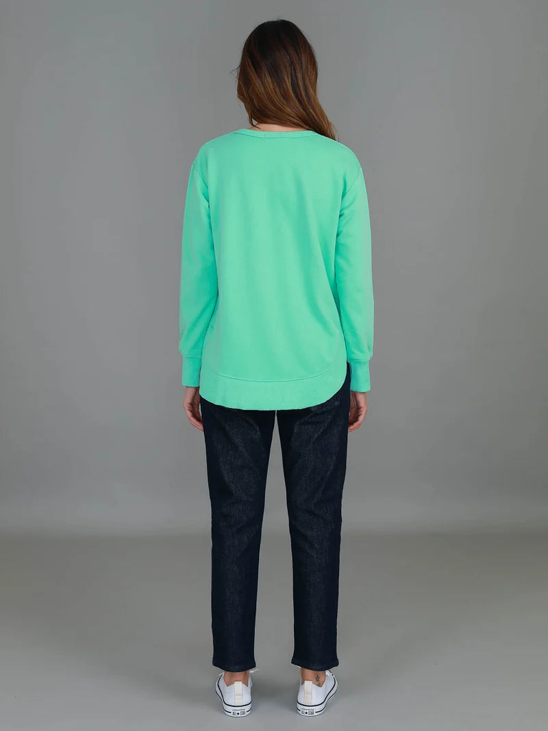 Charlotte Curve Hem Sweater