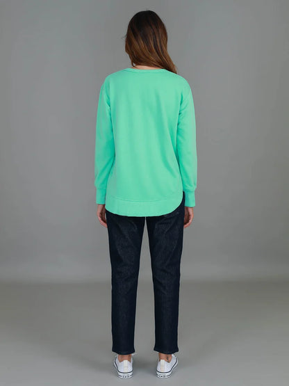 Charlotte Curve Hem Sweater