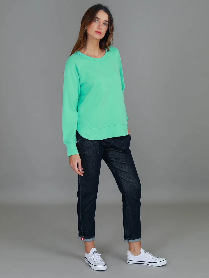 Charlotte Curve Hem Sweater