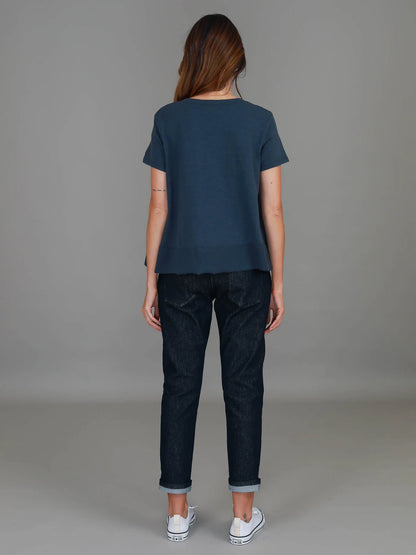 Shanti Cropped Hip-Length T-Shirt