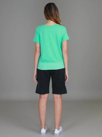 Shanti Cropped Hip-Length T-Shirt