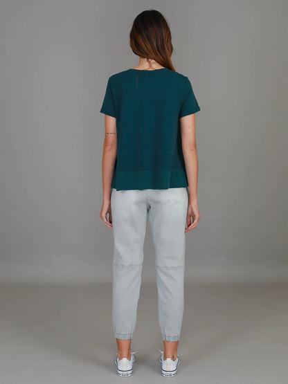Shanti Cropped Hip-Length T-Shirt