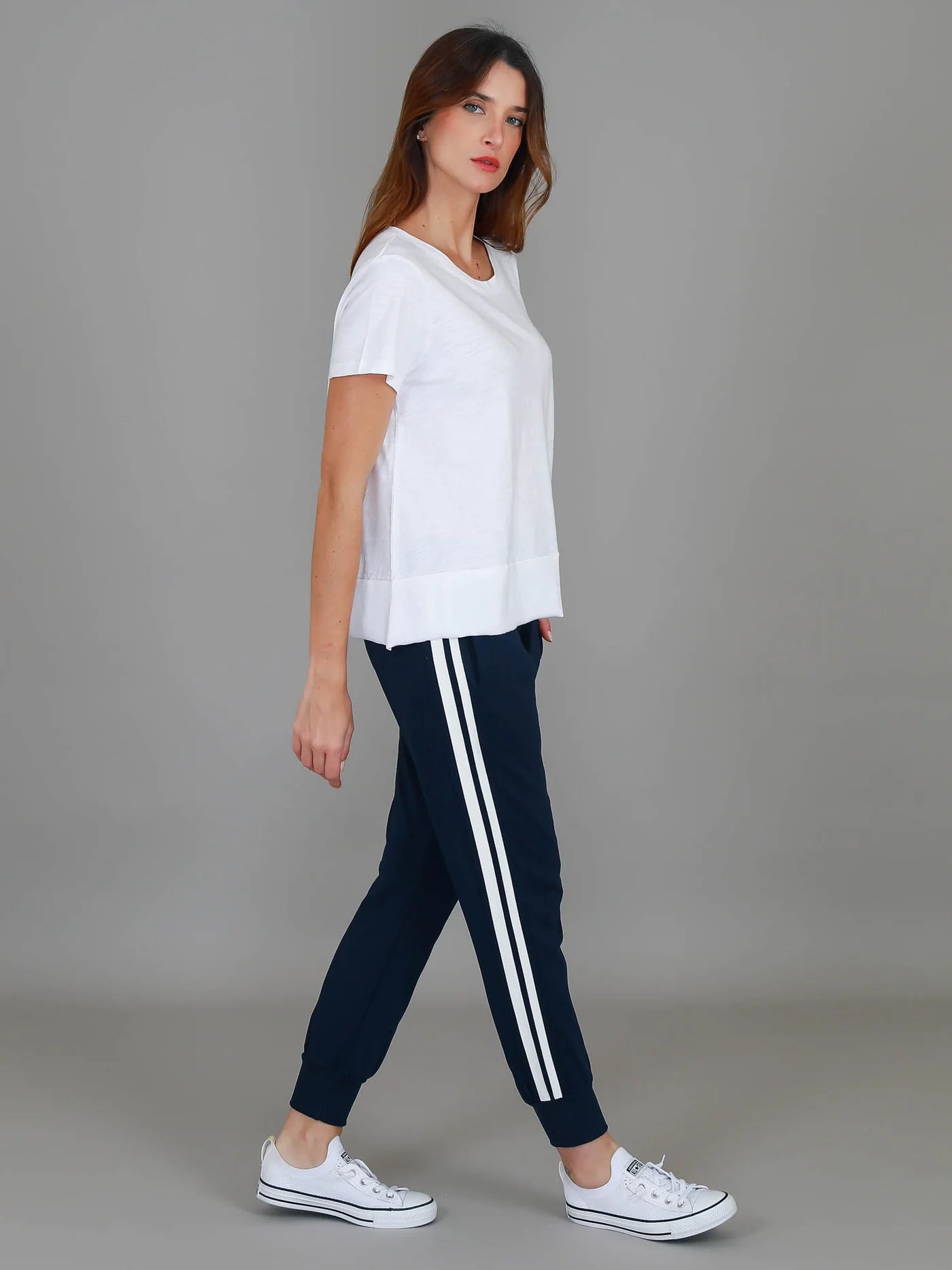 Shanti Cropped Hip-Length T-Shirt