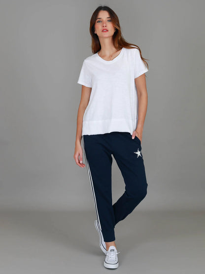 Shanti Cropped Hip-Length T-Shirt