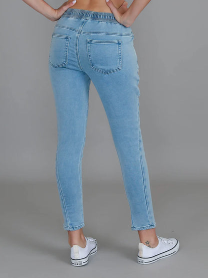 Margot Jogger Drawstring Jeans (Plus Size)