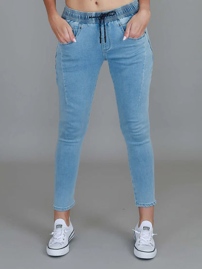 Margot Jogger Drawstring Jeans (Plus Size)