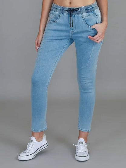 Margot Jogger Drawstring Jeans (Plus Size)
