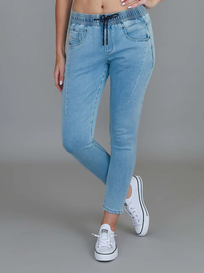 Margot Jogger Drawstring Jeans (Plus Size)