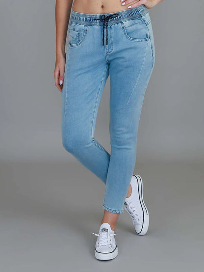 Margot Jogger Drawstring Jeans (Plus Size)