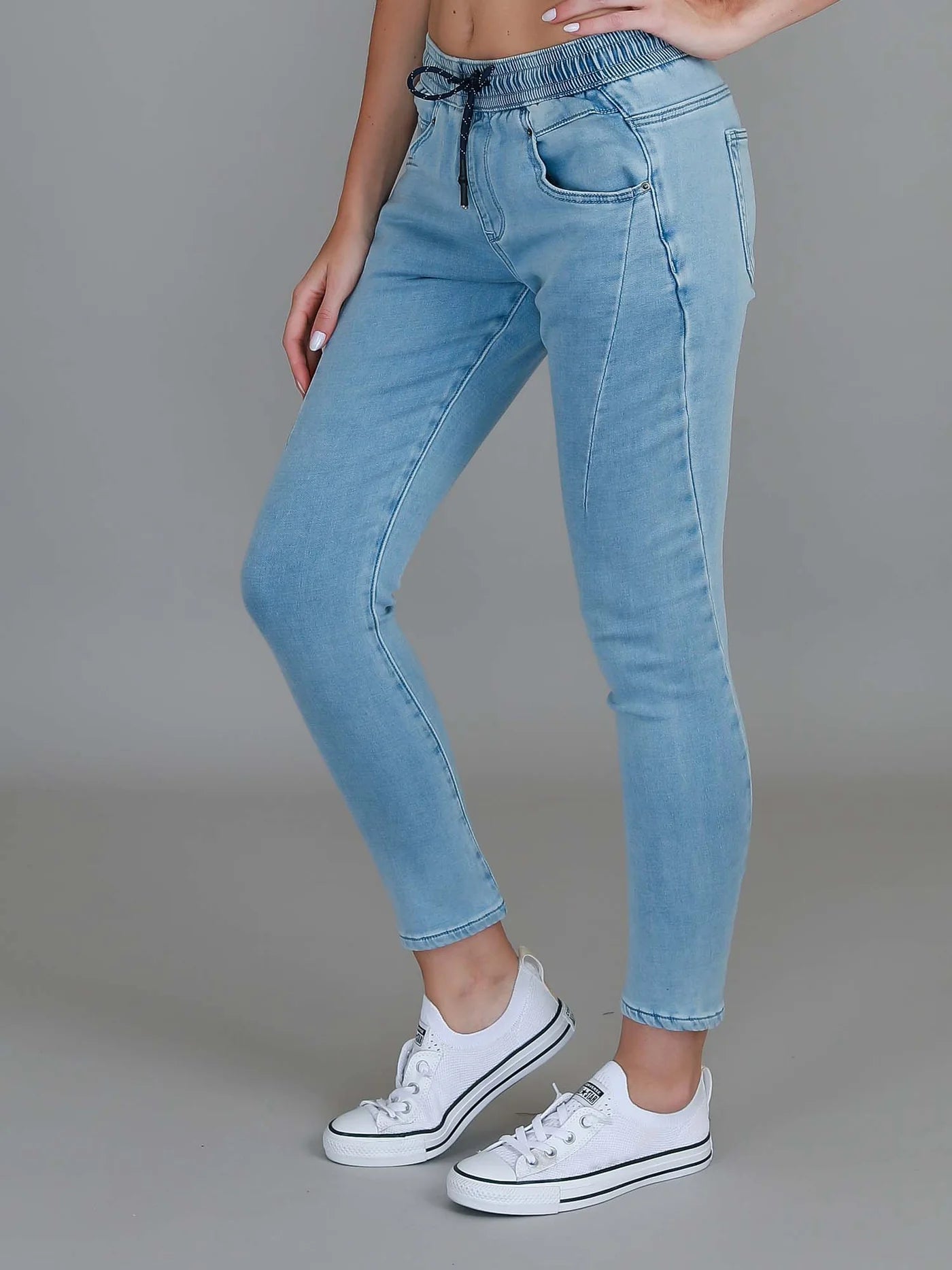 Margot Jogger Drawstring Jeans (Plus Size)