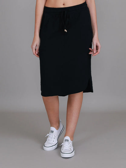 Olivia Drawstring Pencil Skirt