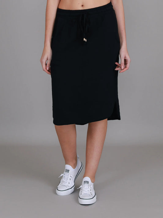 Olivia Drawstring Pencil Skirt