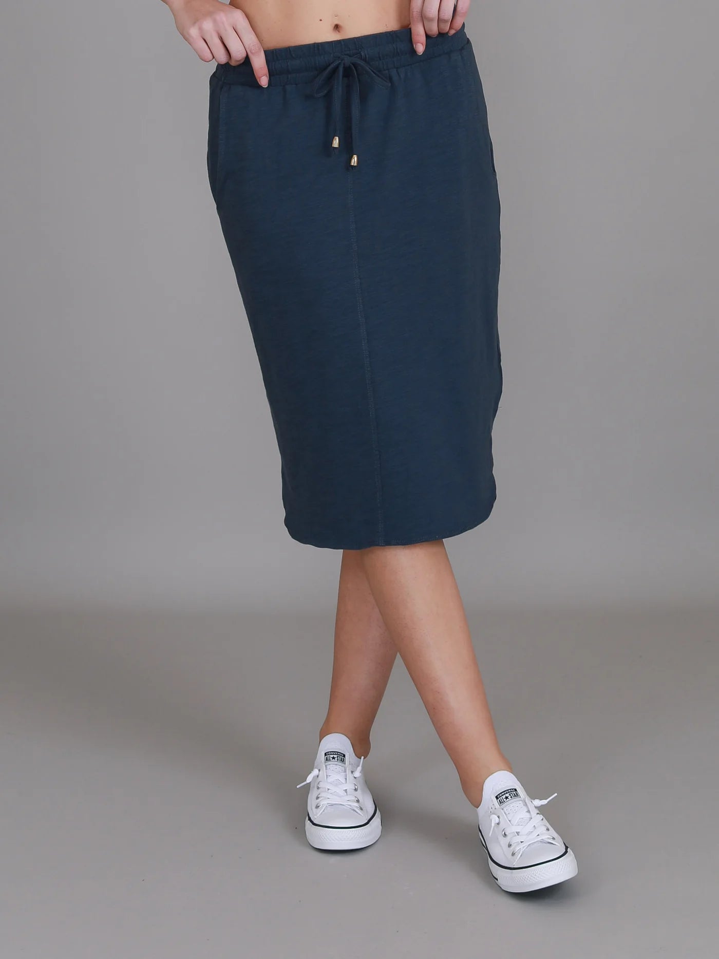 Olivia Drawstring Pencil Skirt
