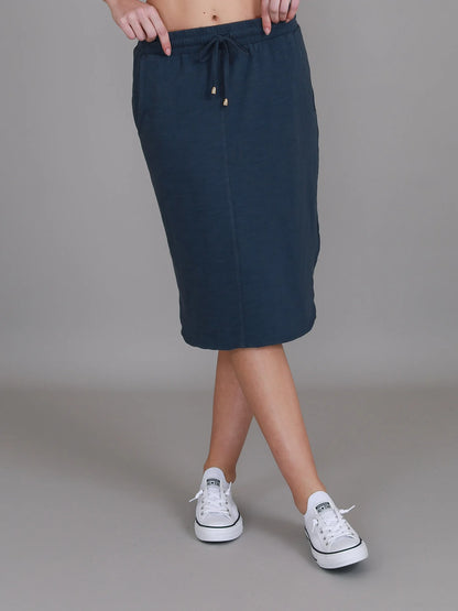 Olivia Drawstring Pencil Skirt