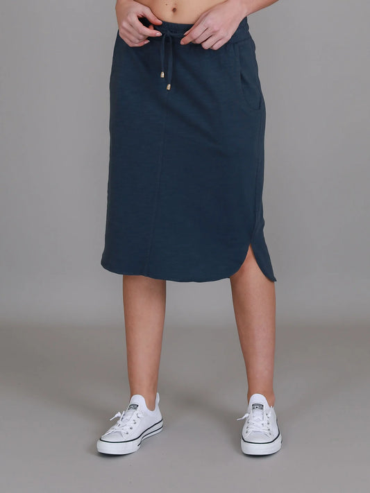 Olivia Drawstring Pencil Skirt