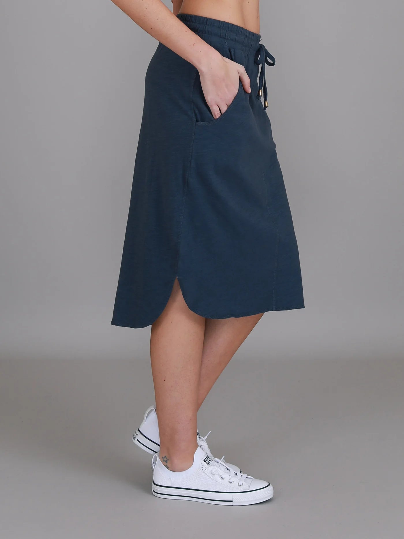 Olivia Drawstring Pencil Skirt