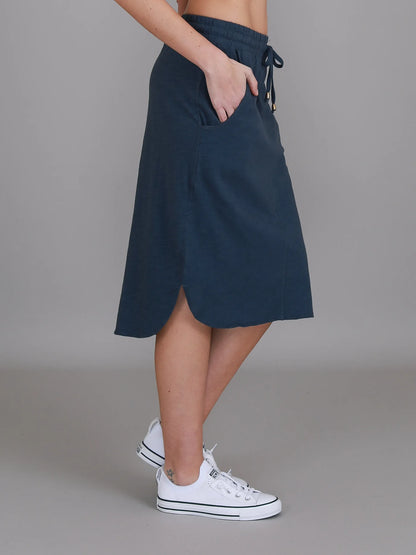 Olivia Drawstring Pencil Skirt
