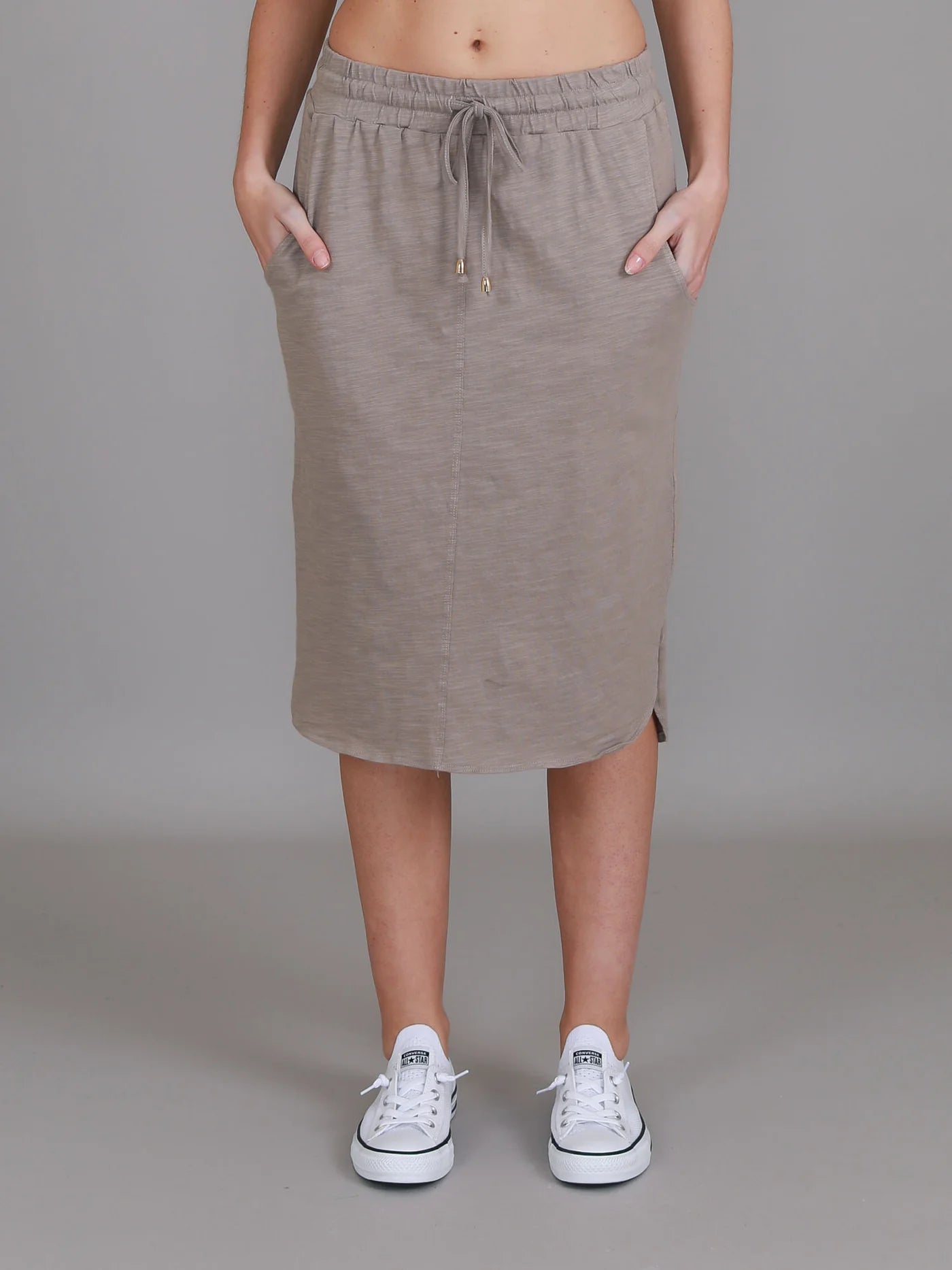 Olivia Drawstring Pencil Skirt