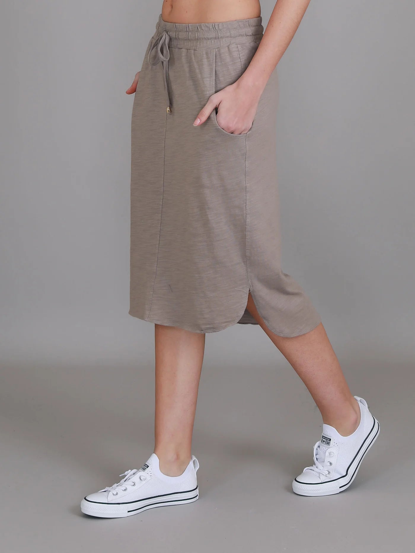 Olivia Drawstring Pencil Skirt