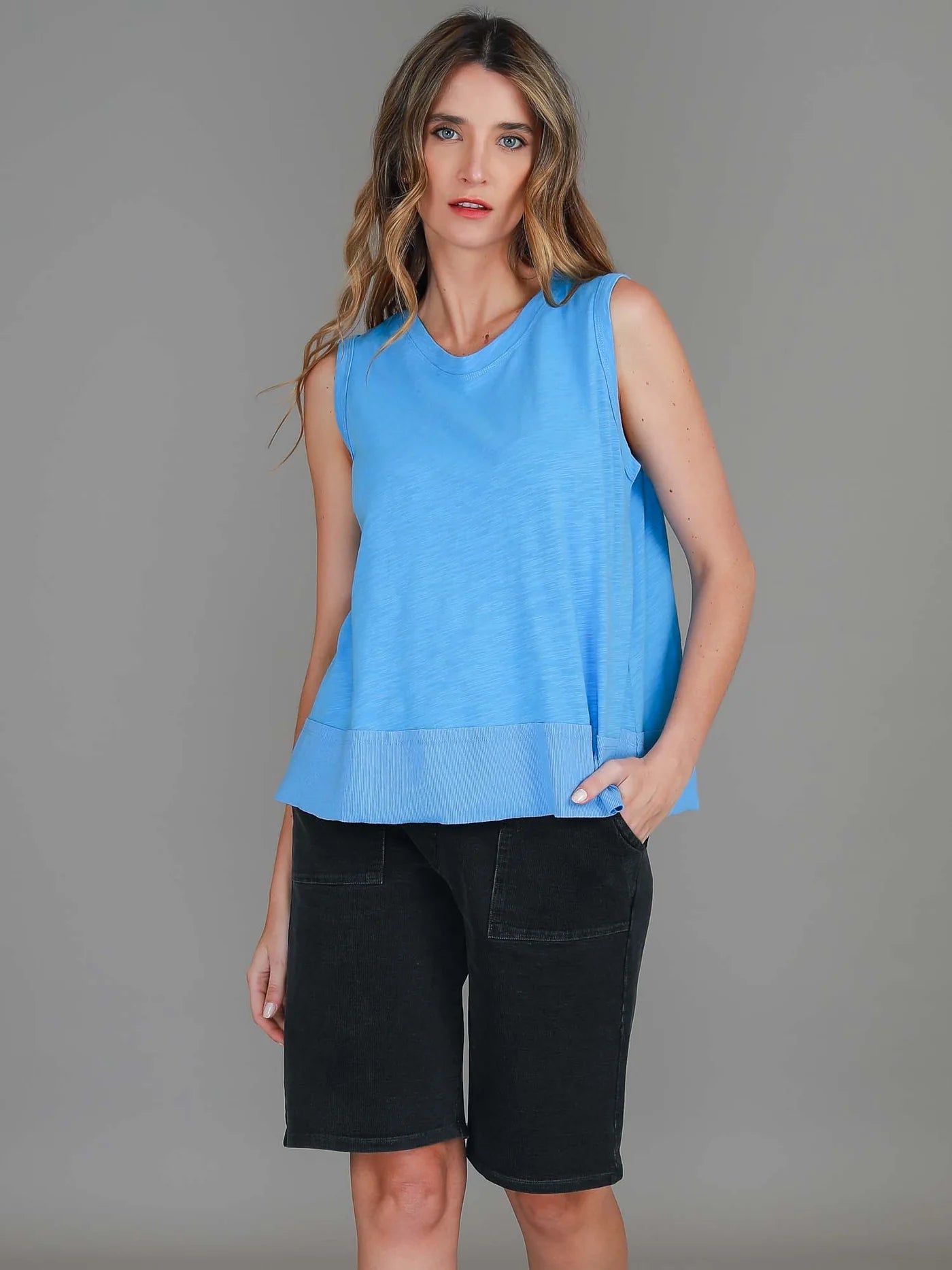 3rd Story Sonya Tank Top blue
