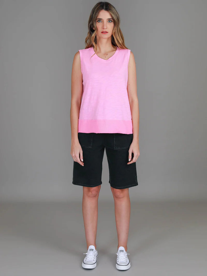3rd Story Sonya Tank Top pink front