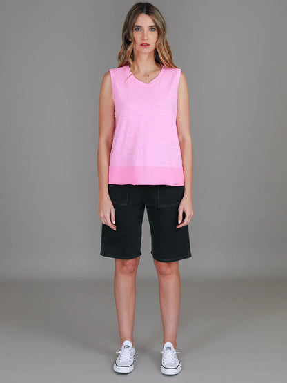 3rd Story Sonya Tank Top pink front
