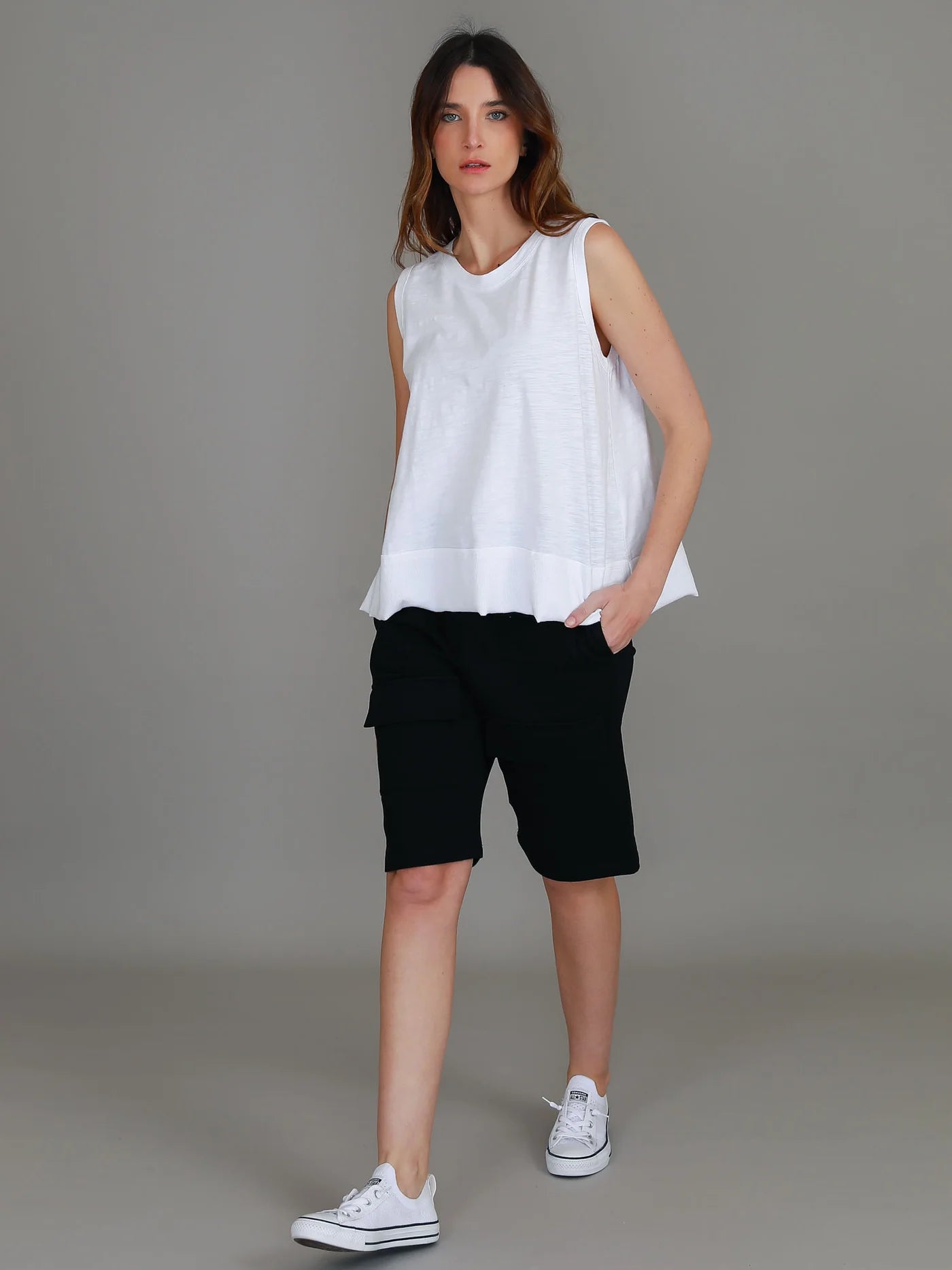 3rd Story Sonya Tank Top White