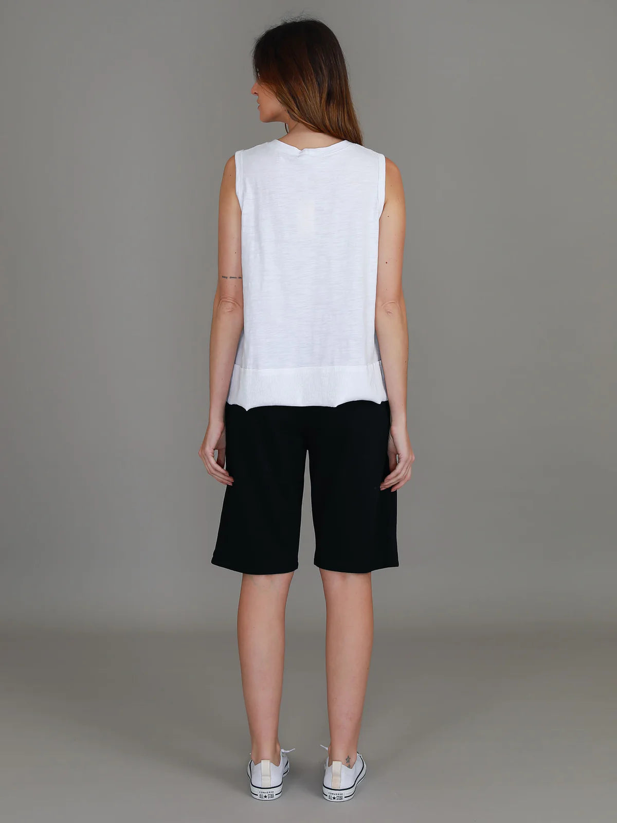 3rd Story Sonya Tank Top White back