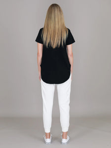 Jill Gold Star Tee - Black