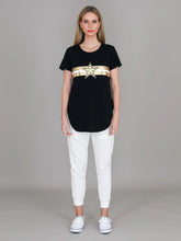 Jill Gold Star Tee - Black