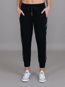 3rd Story Silver Stripe Pants, Gabby Silver Stripe Joggers