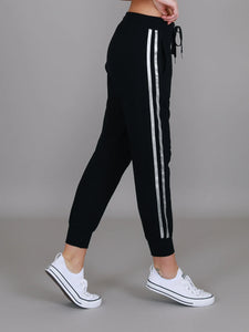 3rd Story Silver Stripe Pants, Gabby Silver Stripe Joggers