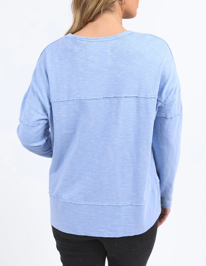 Jayne Throw On Top - Light Blue (Plus Size)