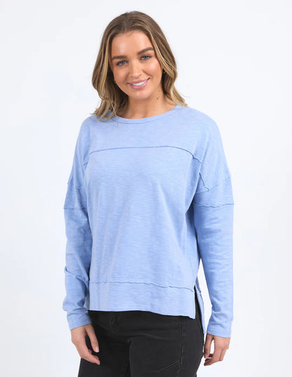 Jayne Throw On Top - Light Blue (Plus Size)