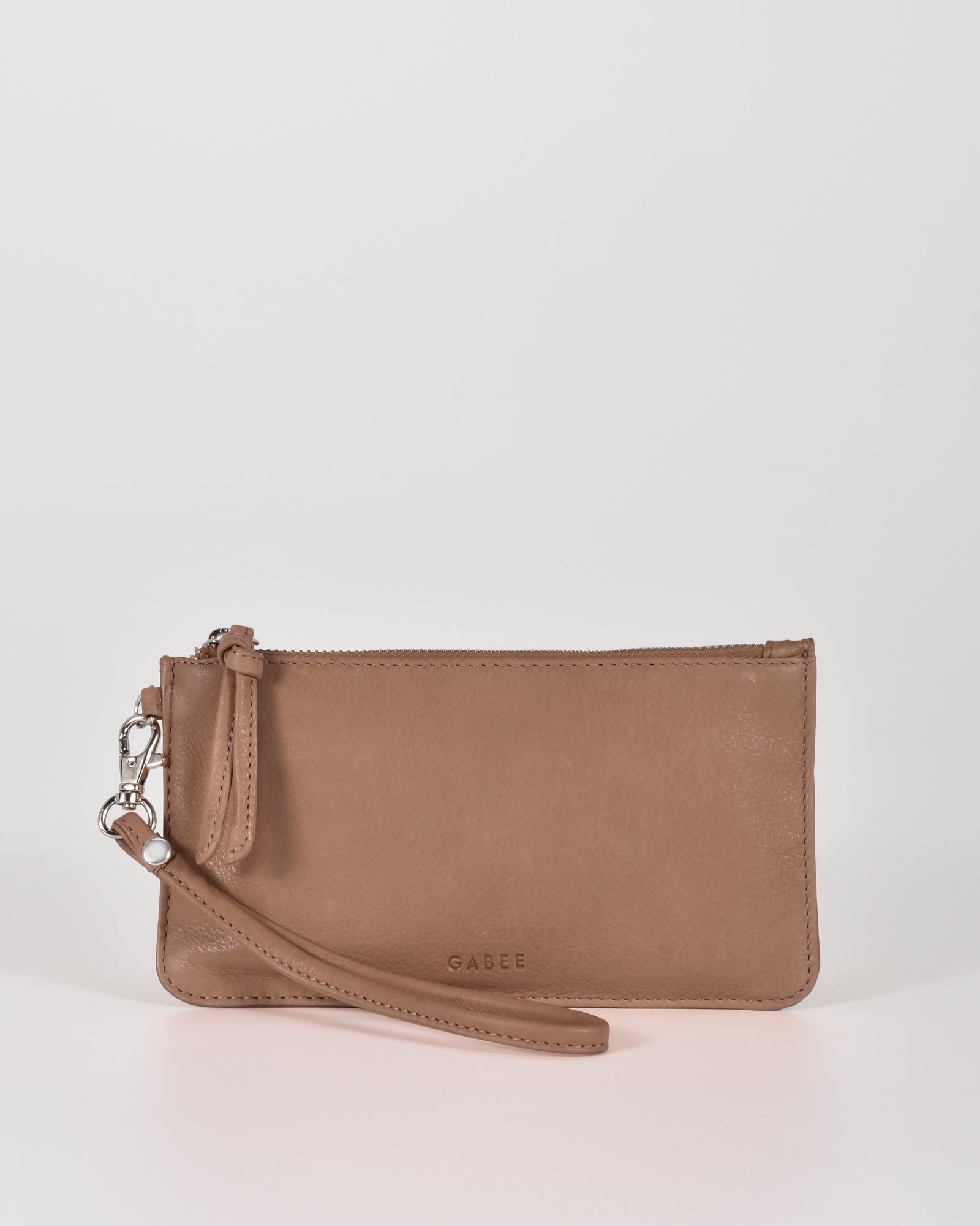 Abril Soft Leather Wristlet Purse